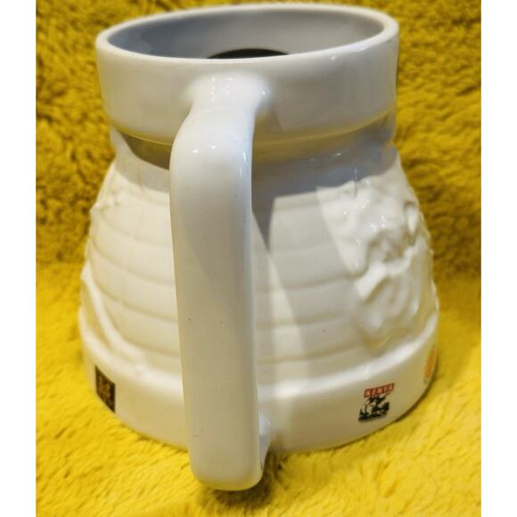 Starbucks Around the World Globe White Ceramic Chubby Travel Mug 16oz Made In US - Picture 4 of 8